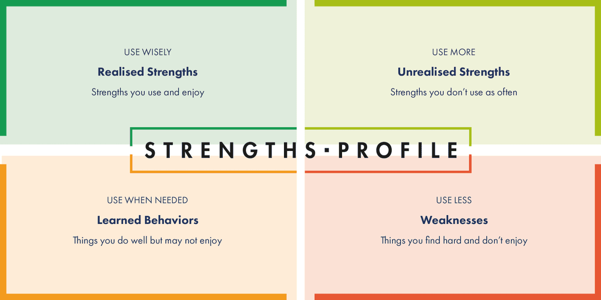 Strengths Profile Report Categories